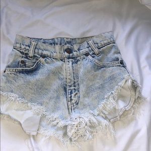 Levi’s Destroyed Shorts